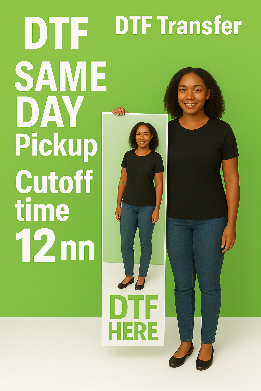 Bulk Pricing- DTF Transfers Same Day
