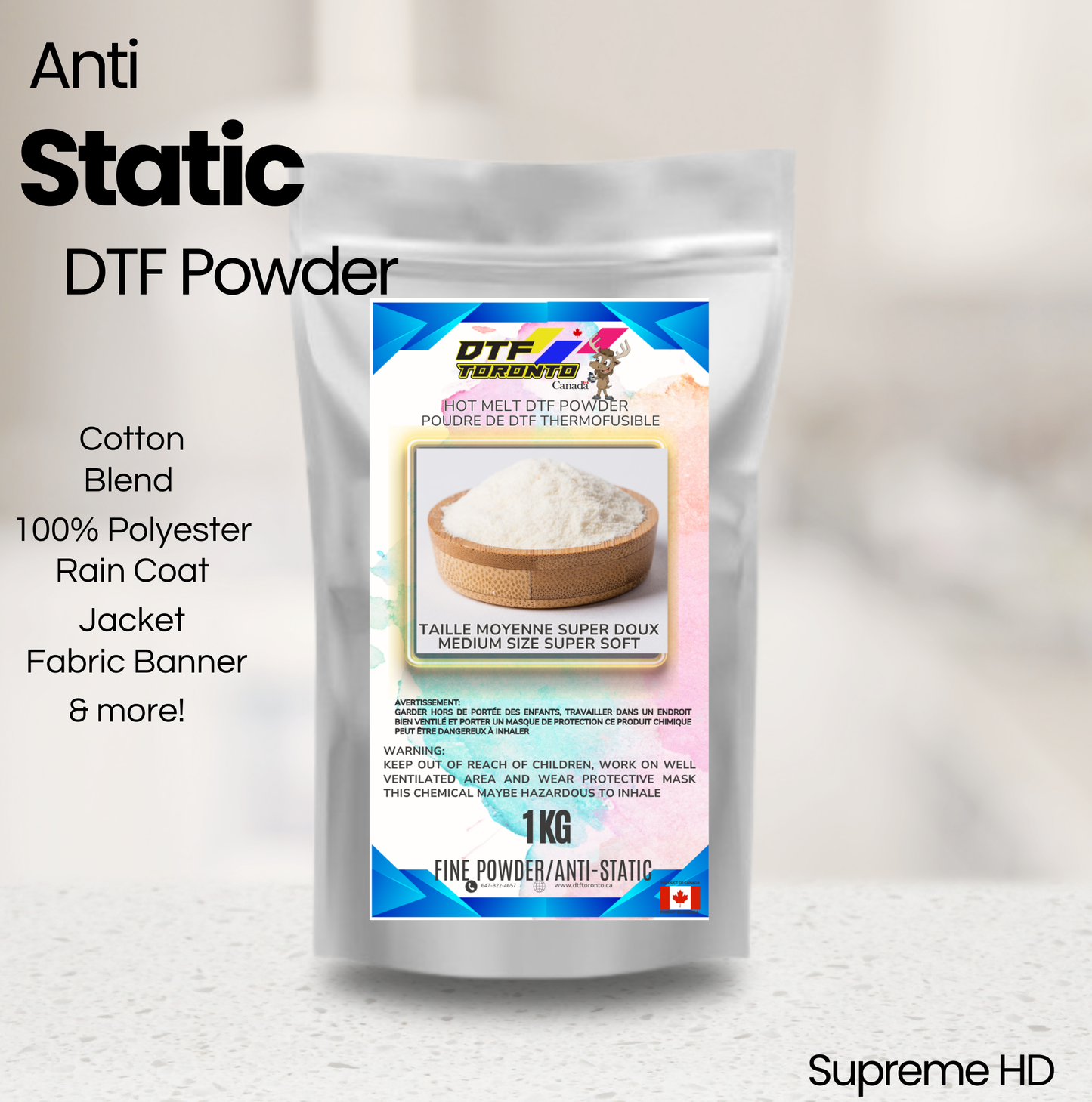 Hot Melt Adhesive Powder "Anti-Static" Universal